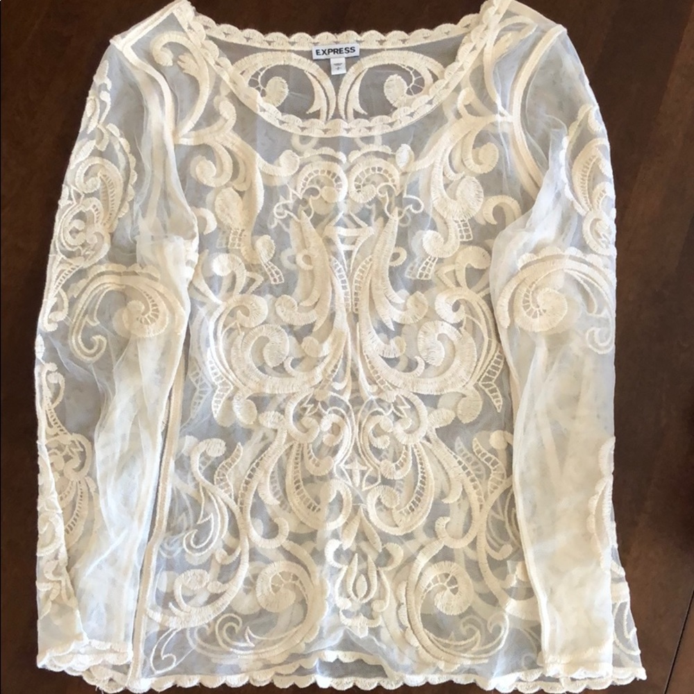 Boho lace Express top